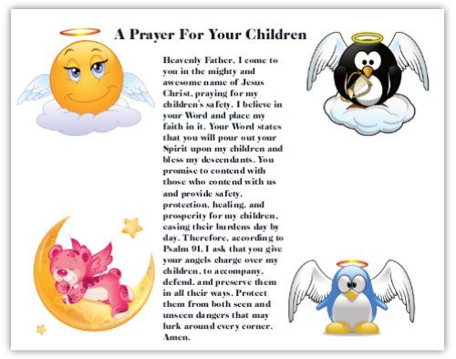 A Prayer For Your Children 22 x 28 Wall Poster