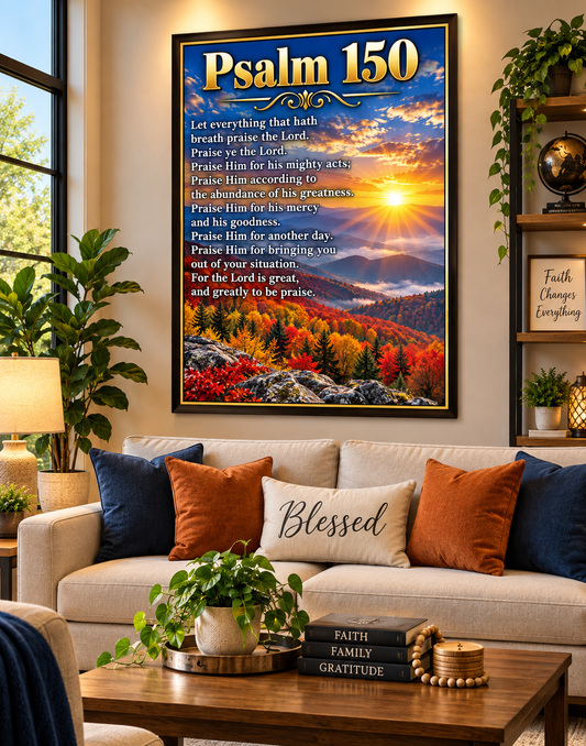 Psalm 150 18 x 28 Wall Poster