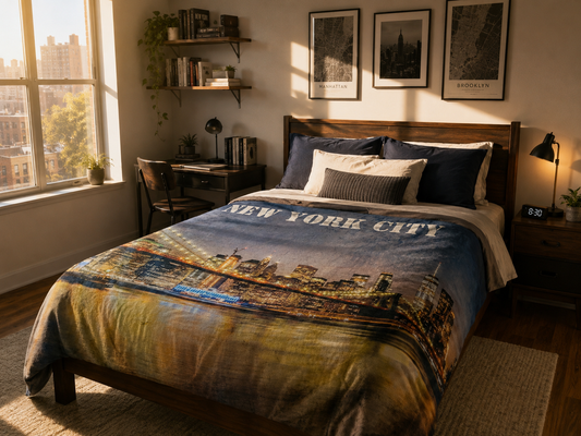 New York City 60 x 80 Fleece Blanket