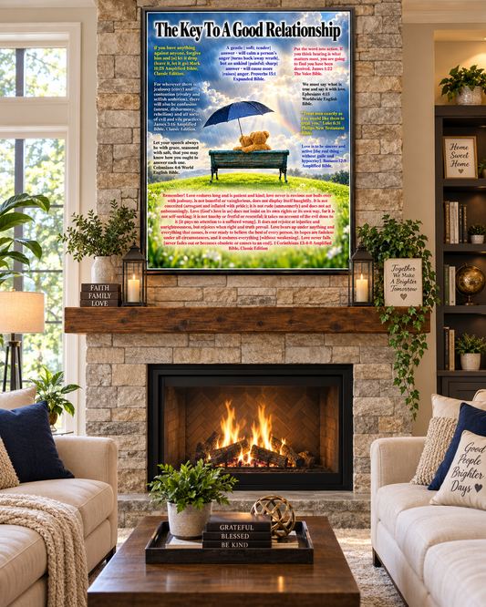 The Key To a Good Relationship 18 x 28 Wall Poster