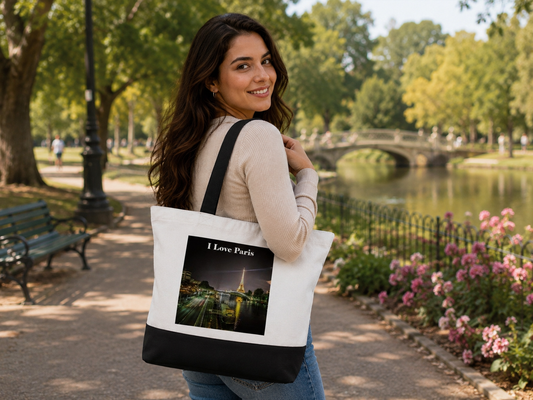 I Love Paris Tote Bag