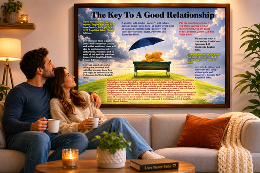 The Key To a Good Relationship 22 x 28 Wall Poster