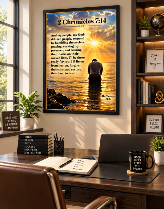 2 Chronicles 7:14   18 X 28 Wall Poster