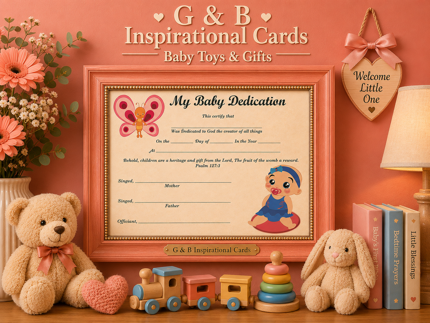My Baby Dedication Instant Digital Download #06