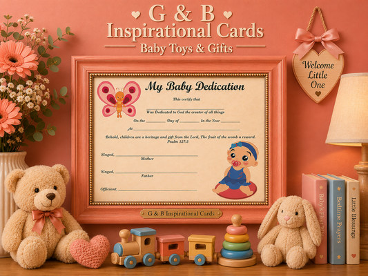 My Baby Dedication Instant Digital Download #06