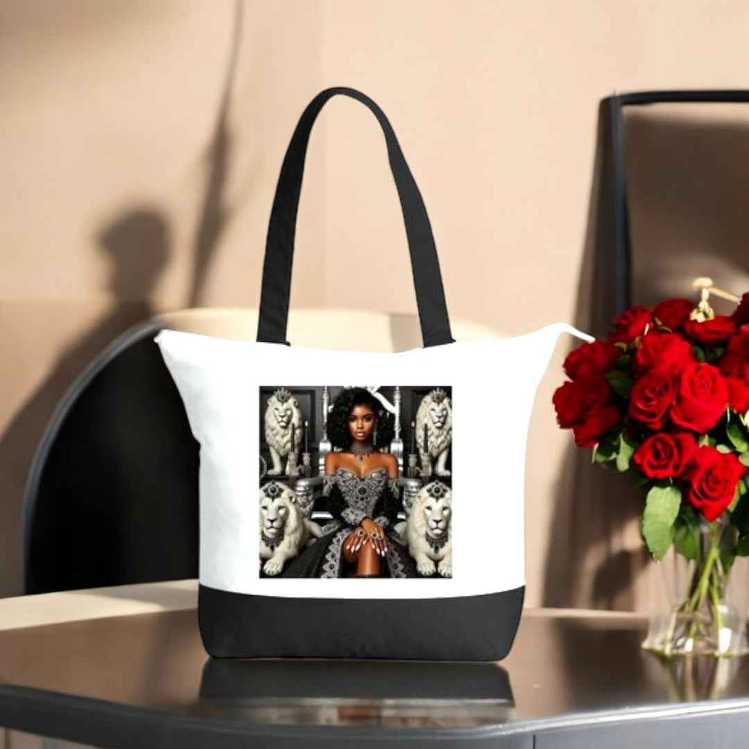 Afro Queen Tote Bag