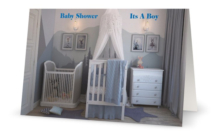 Baby Shower Invitation Cards It's A Boy #01