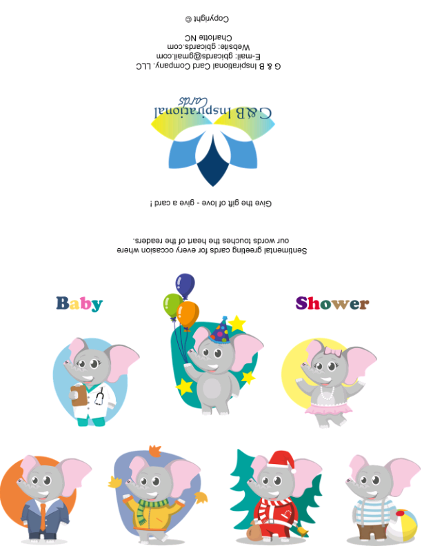 Baby Shower Invitation Cards Boy/Girl #05
